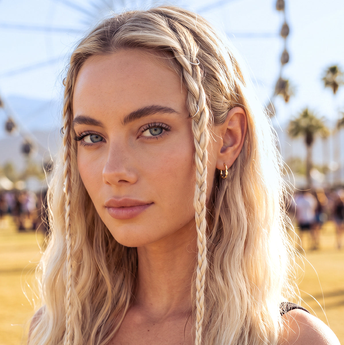 Wavy Hoop Earrings