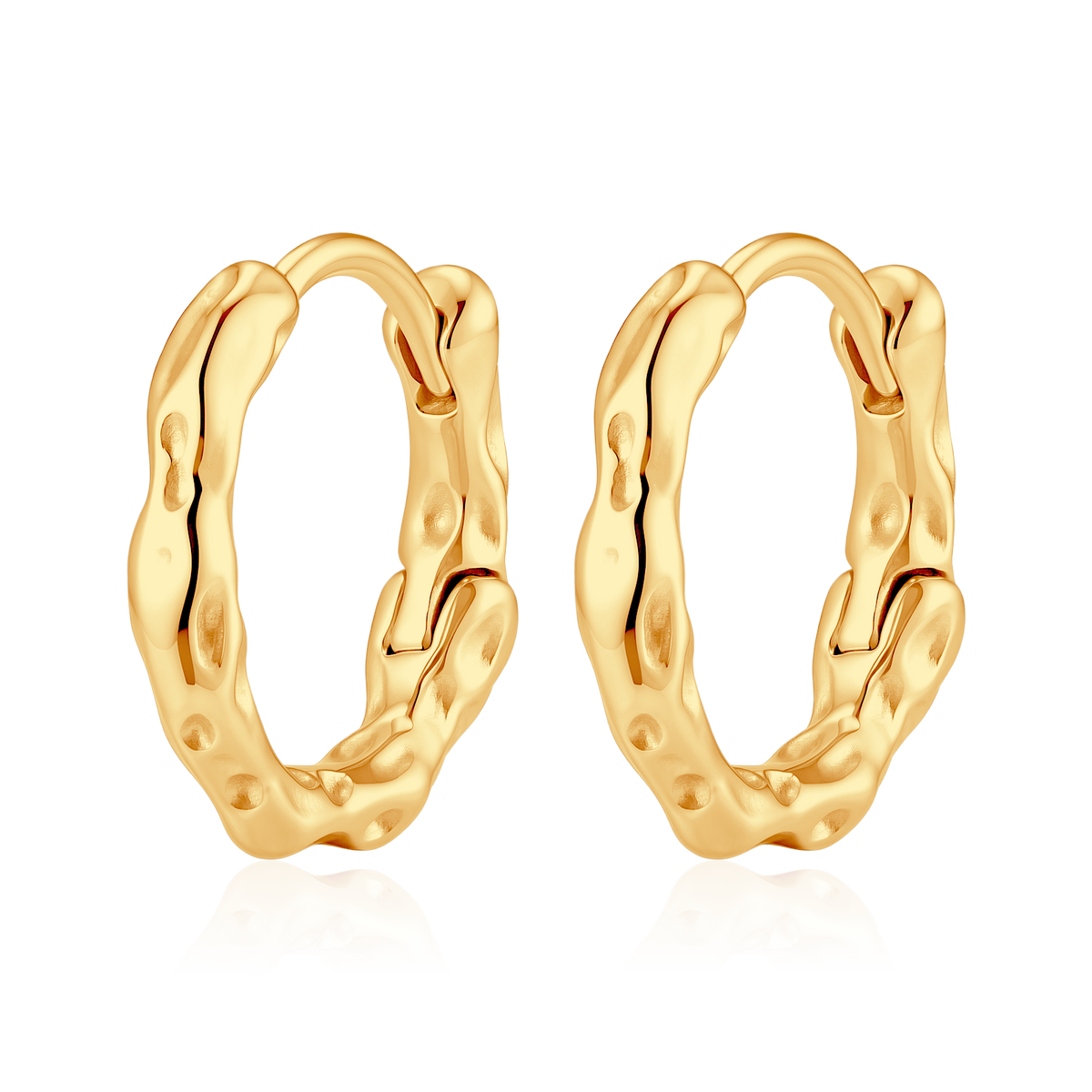 Wavy Hoop Earrings