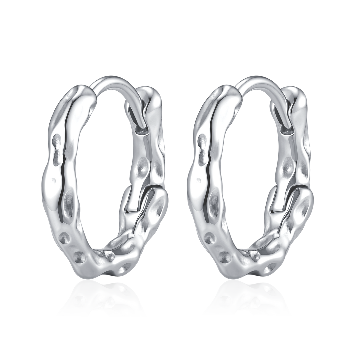 Wavy Hoop Earrings