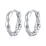 Wavy Hoop Earrings