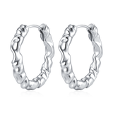 Contorted Hoop Earrings