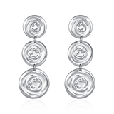 Spiral Disc Earrings
