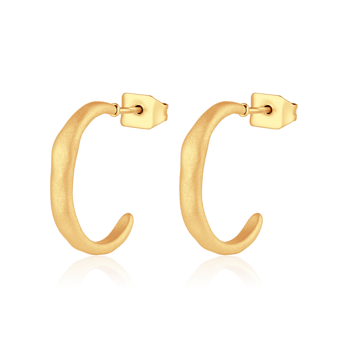 Half Ring Curvature Earrings