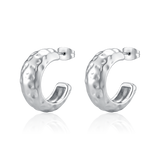 Half Ring Contoured Earrings