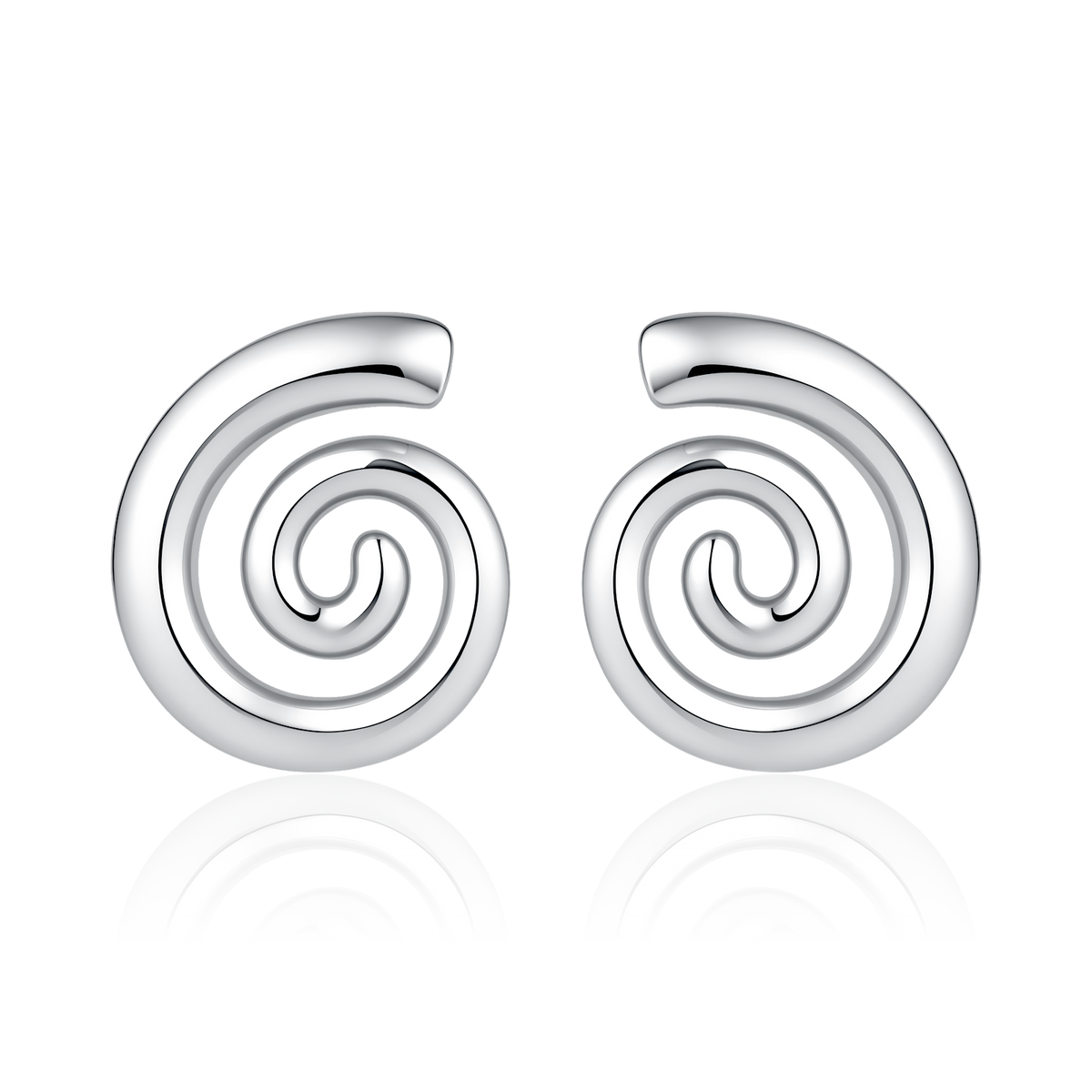 Spiral Wave Earrings