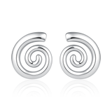 Spiral Wave Earrings