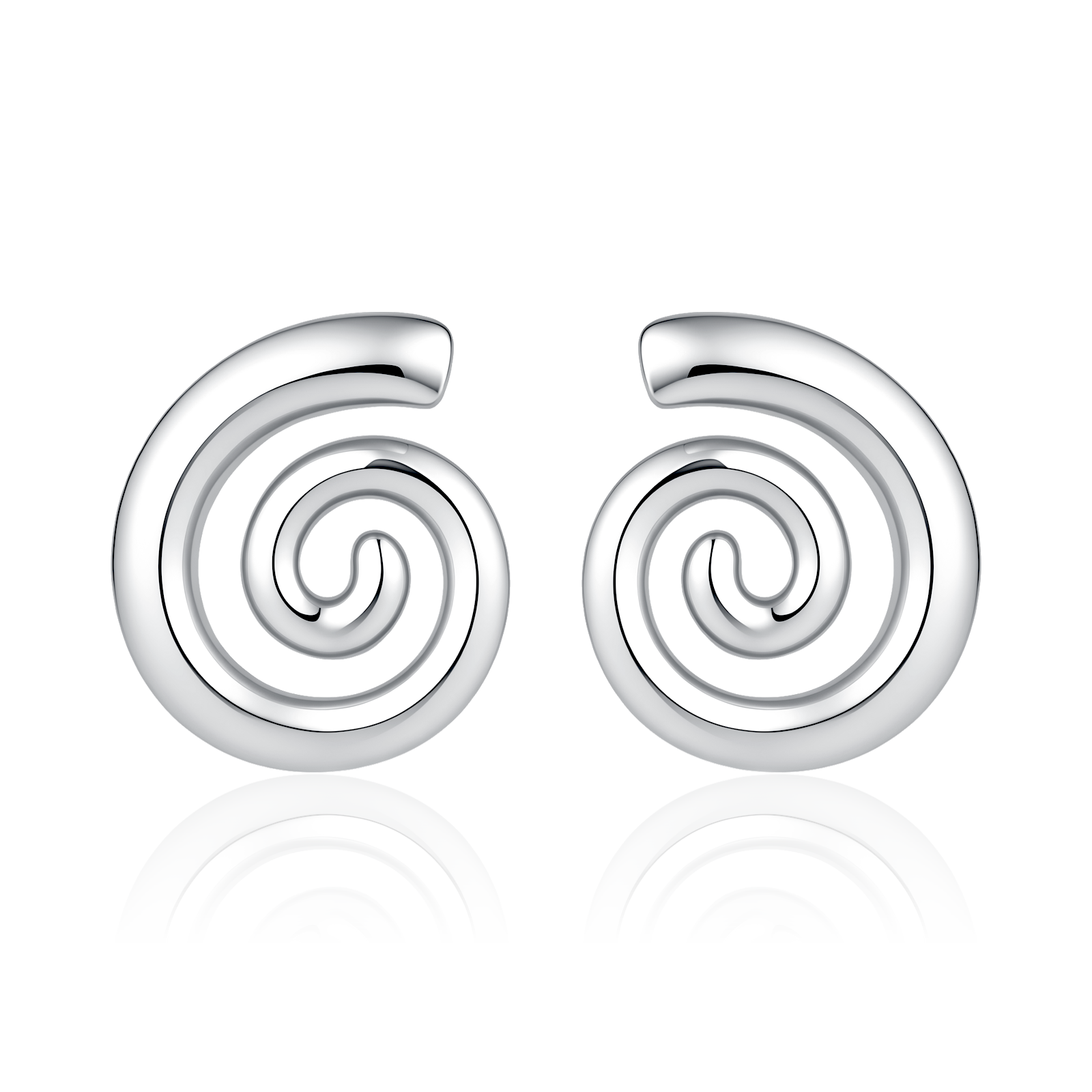 Spiral Wave Earrings
