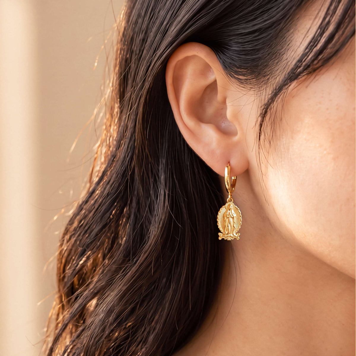 Guadalupe Virgin Earrings