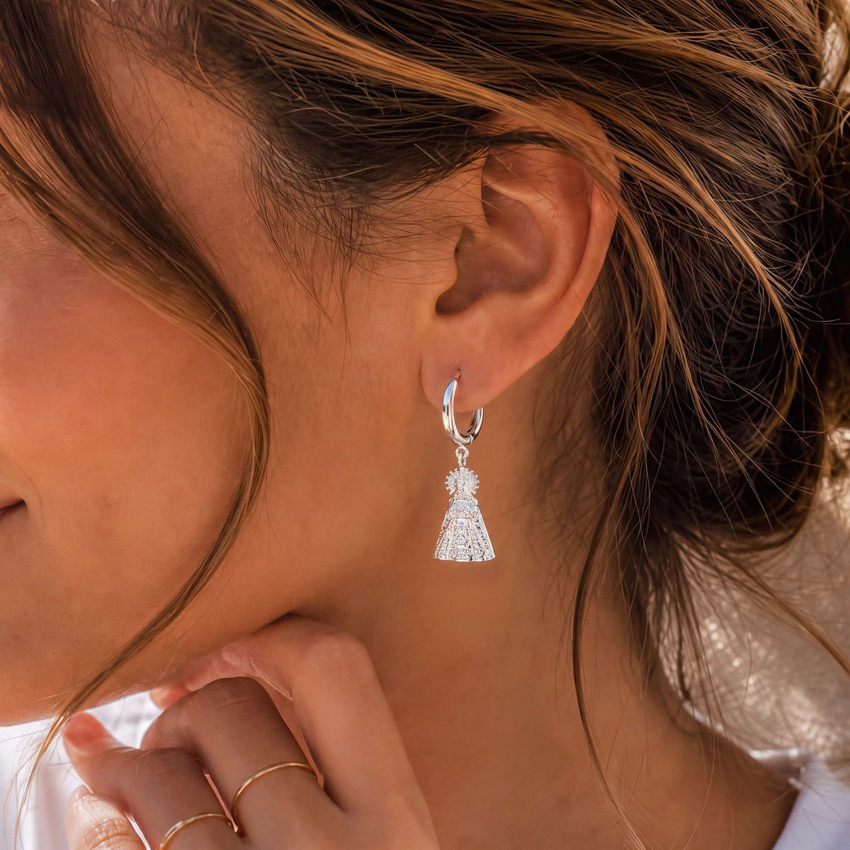 Virgin of Macarena Earrings