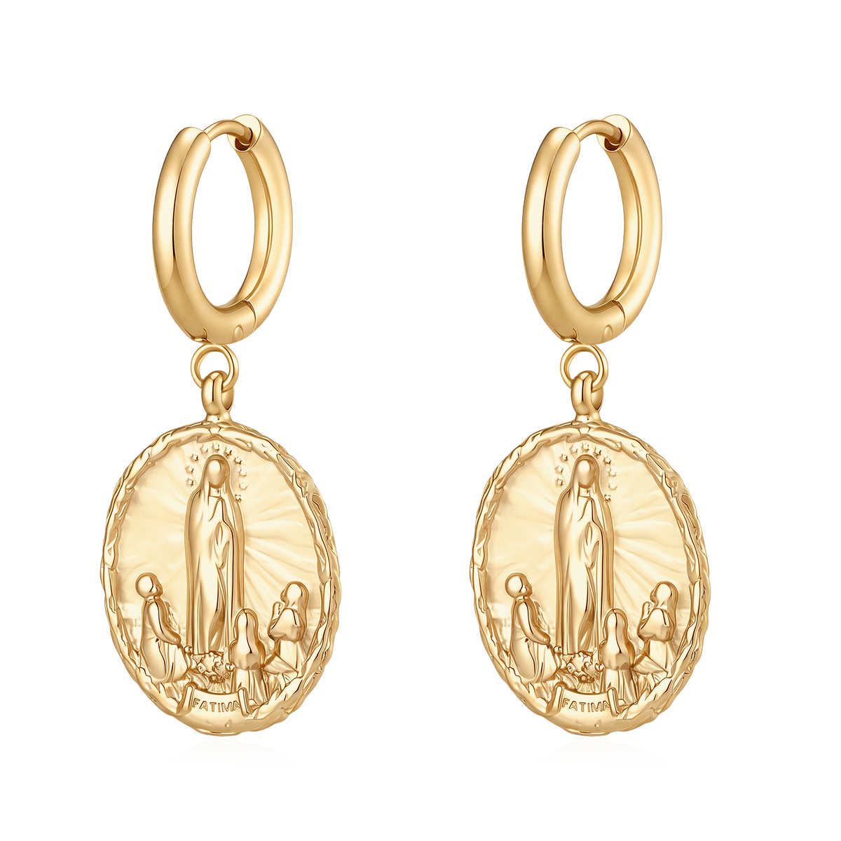 Virgin of Fatima Earrings