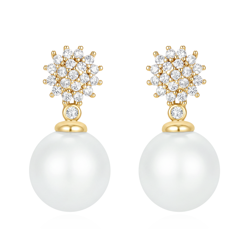 Dazzling Pearls Earrings