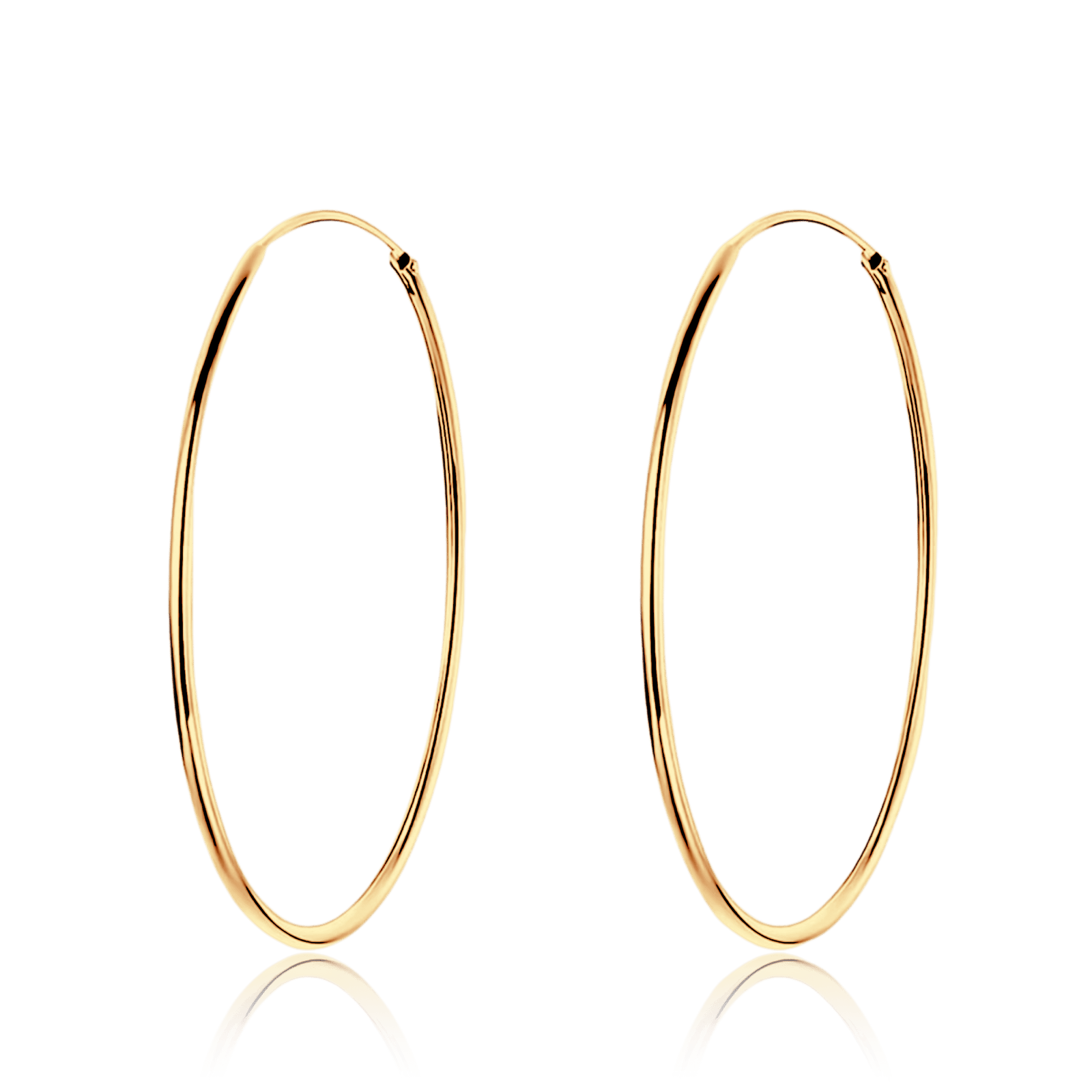 Slim Hoops Earrings - Milas Jewels Shop