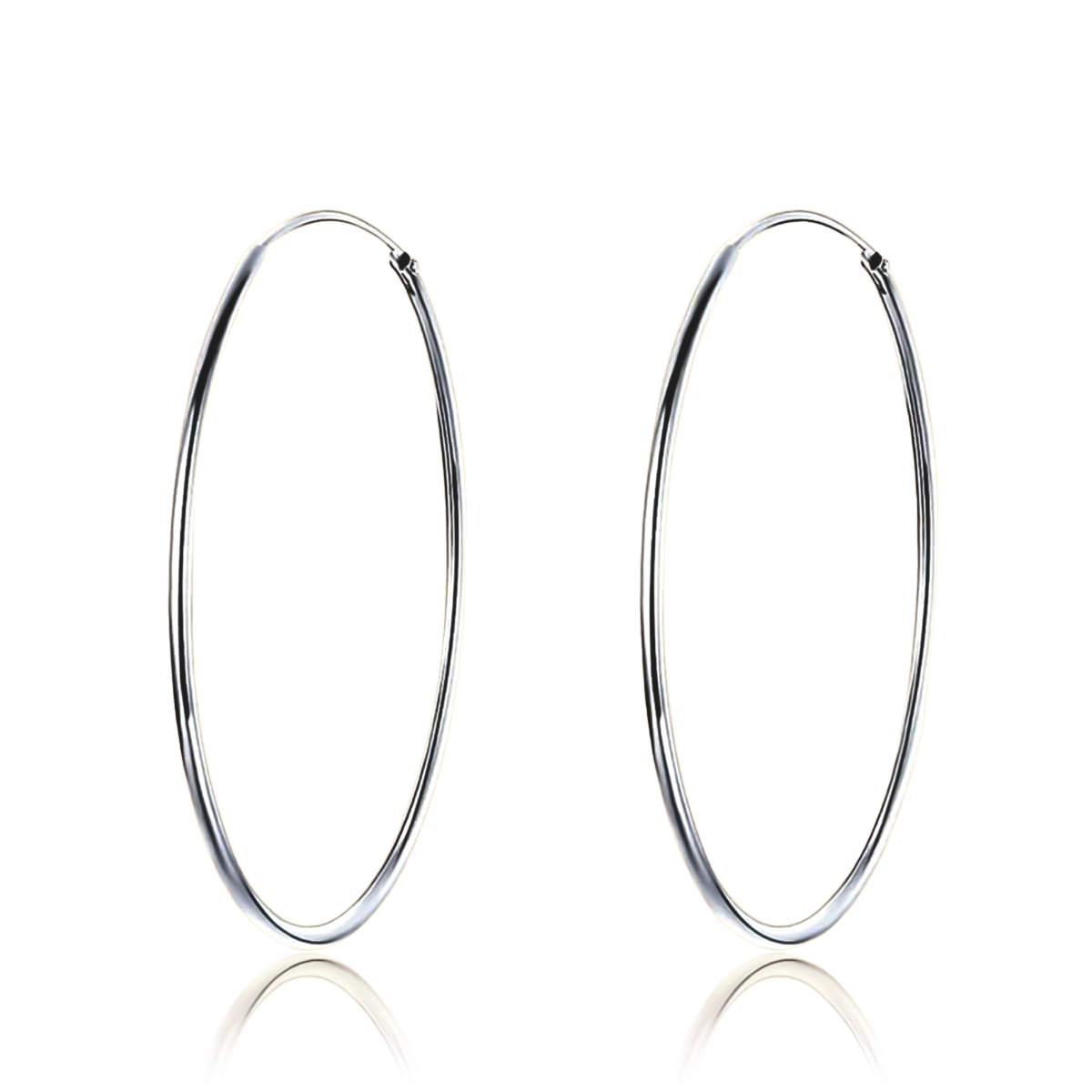 Slim Hoops Earrings - Milas Jewels Shop