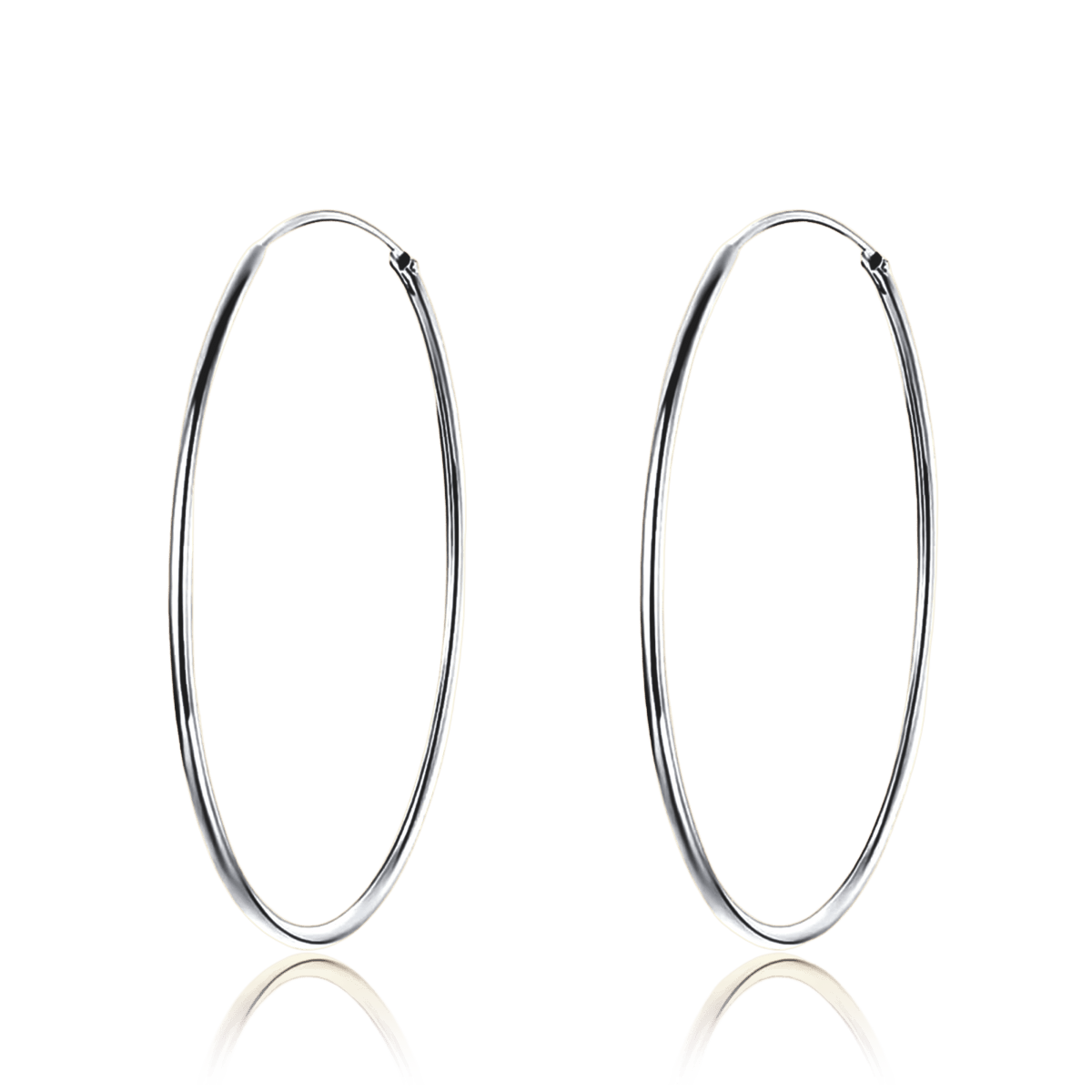 Slim Hoops Earrings - Milas Jewels Shop