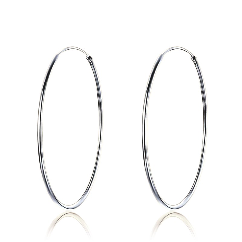 Slim Hoops Earrings - Milas Jewels Shop