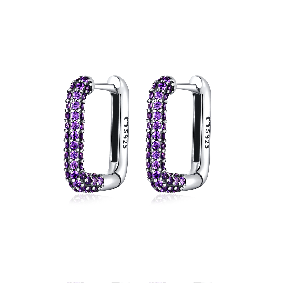 Bright Square Earrings - Milas Jewels Shop