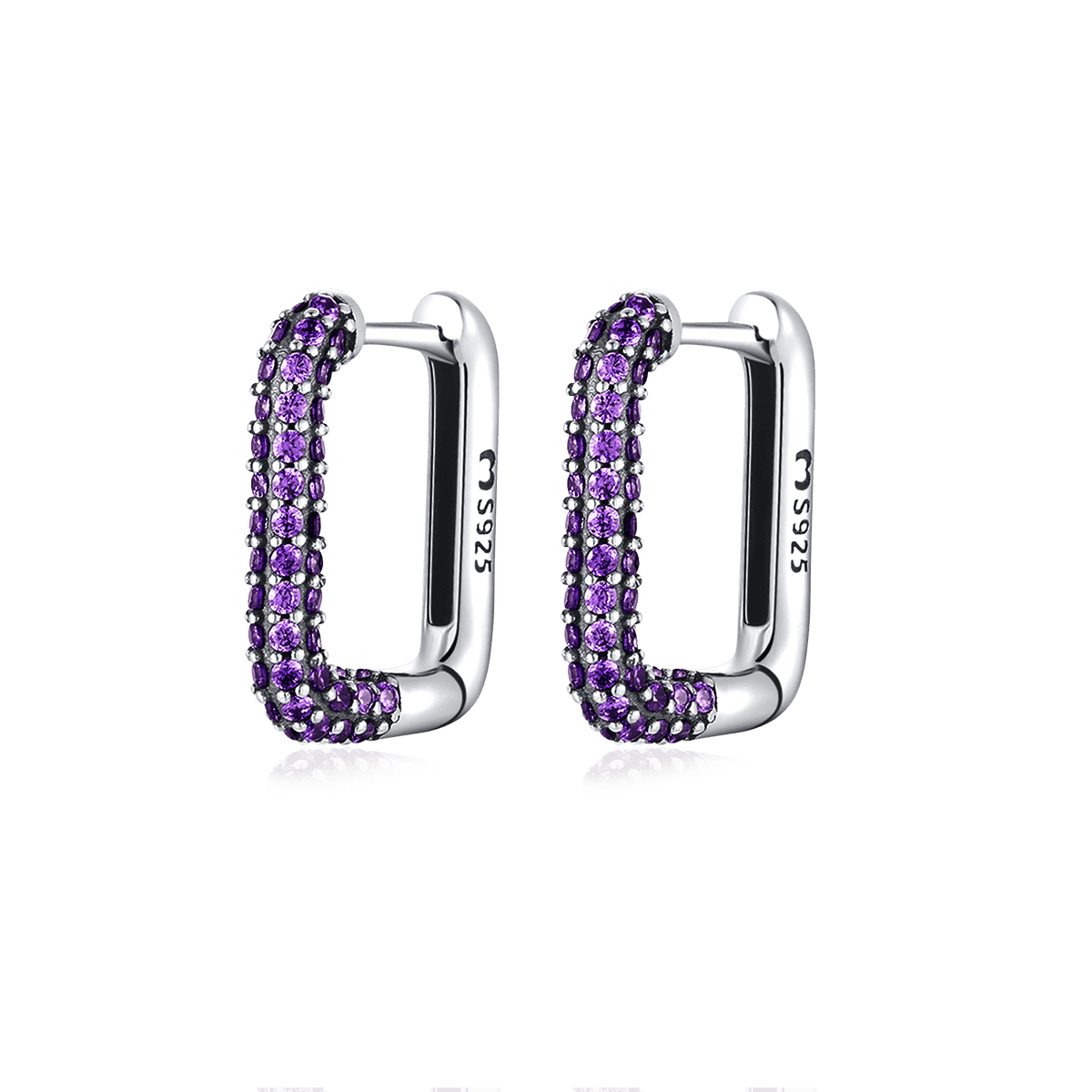 Bright Square Earrings - Milas Jewels Shop