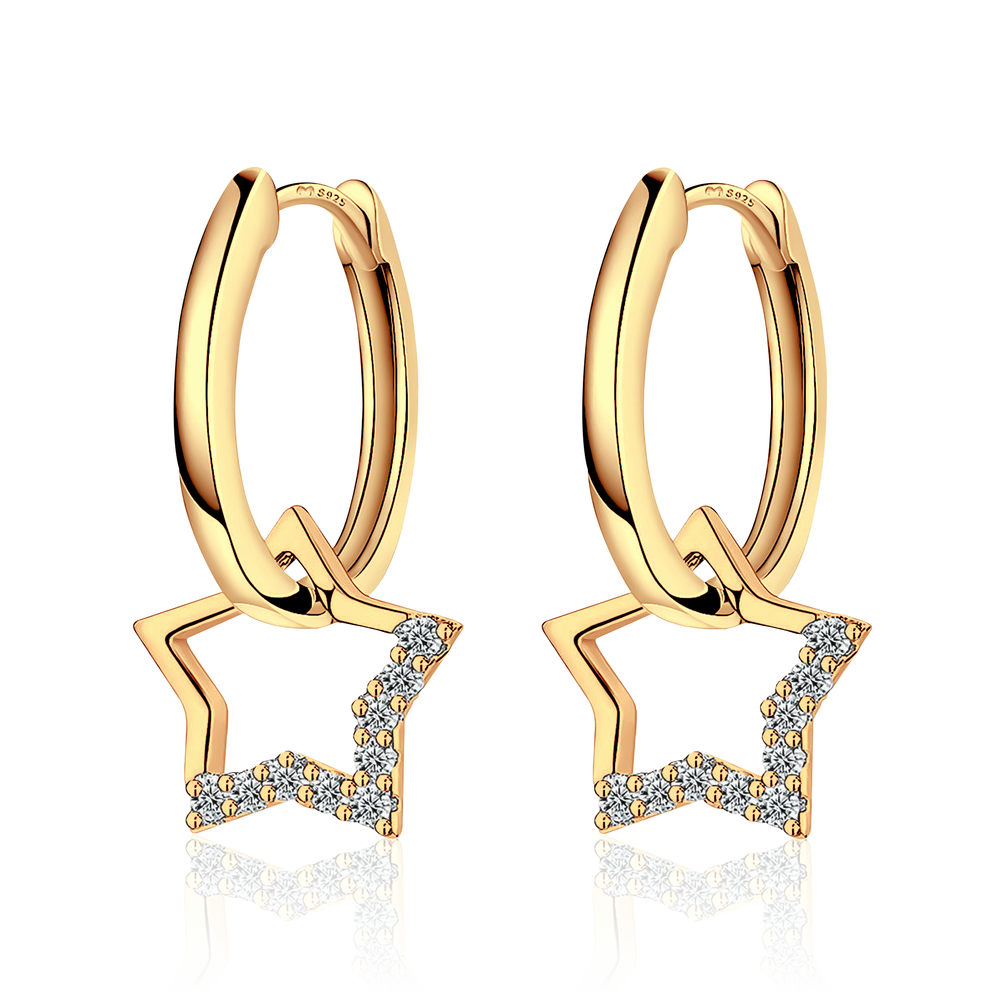 Star Charm Earrings