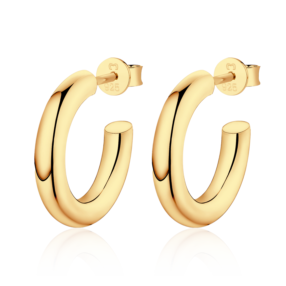 Half Ring Lumina Earrings - Milas Jewels Shop