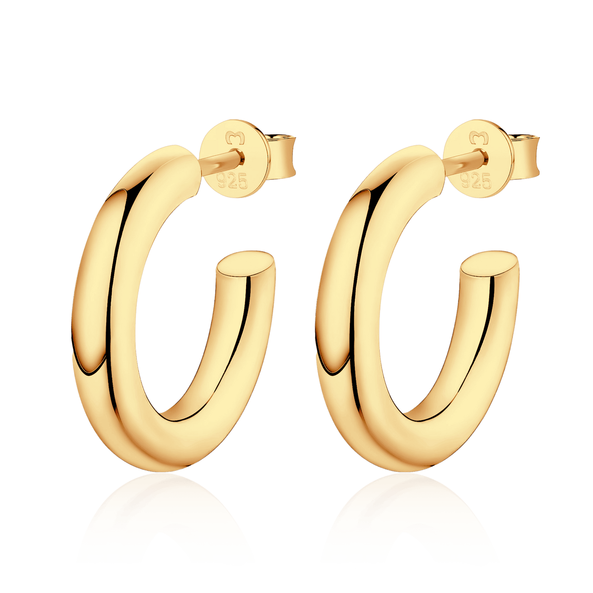 Half Ring Lumina Earrings - Milas Jewels Shop