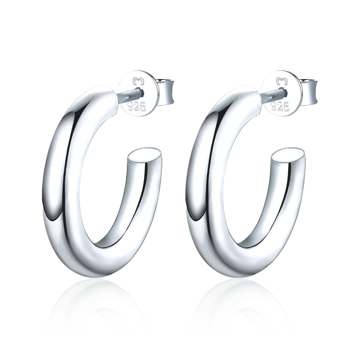 Half Ring Lumina Earrings - Milas Jewels Shop
