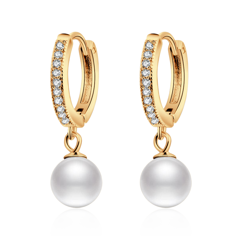 Shining Pearl Earrings - Milas Jewels Shop
