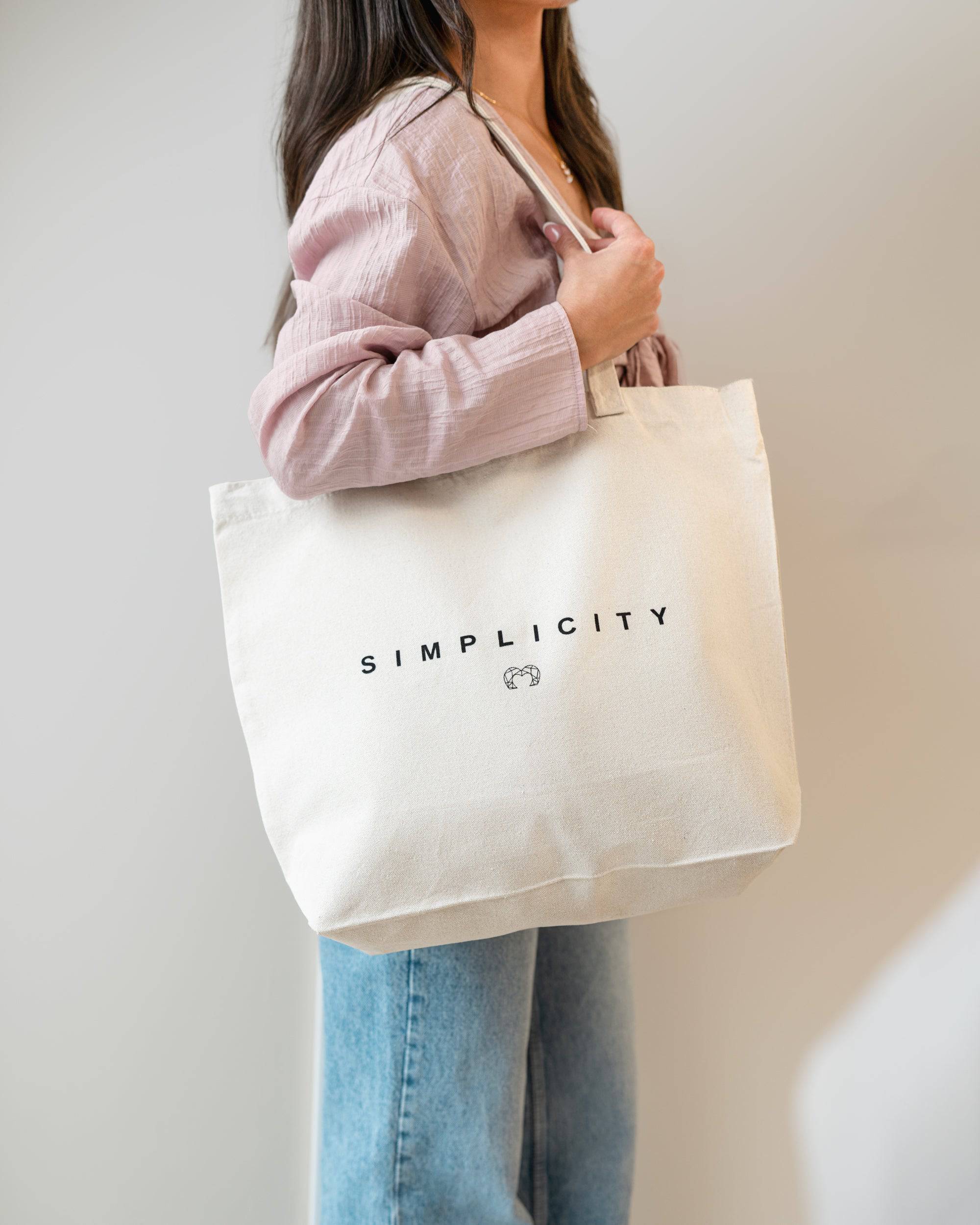 "Simplicity" Tote Bag - Milas Jewels Shop