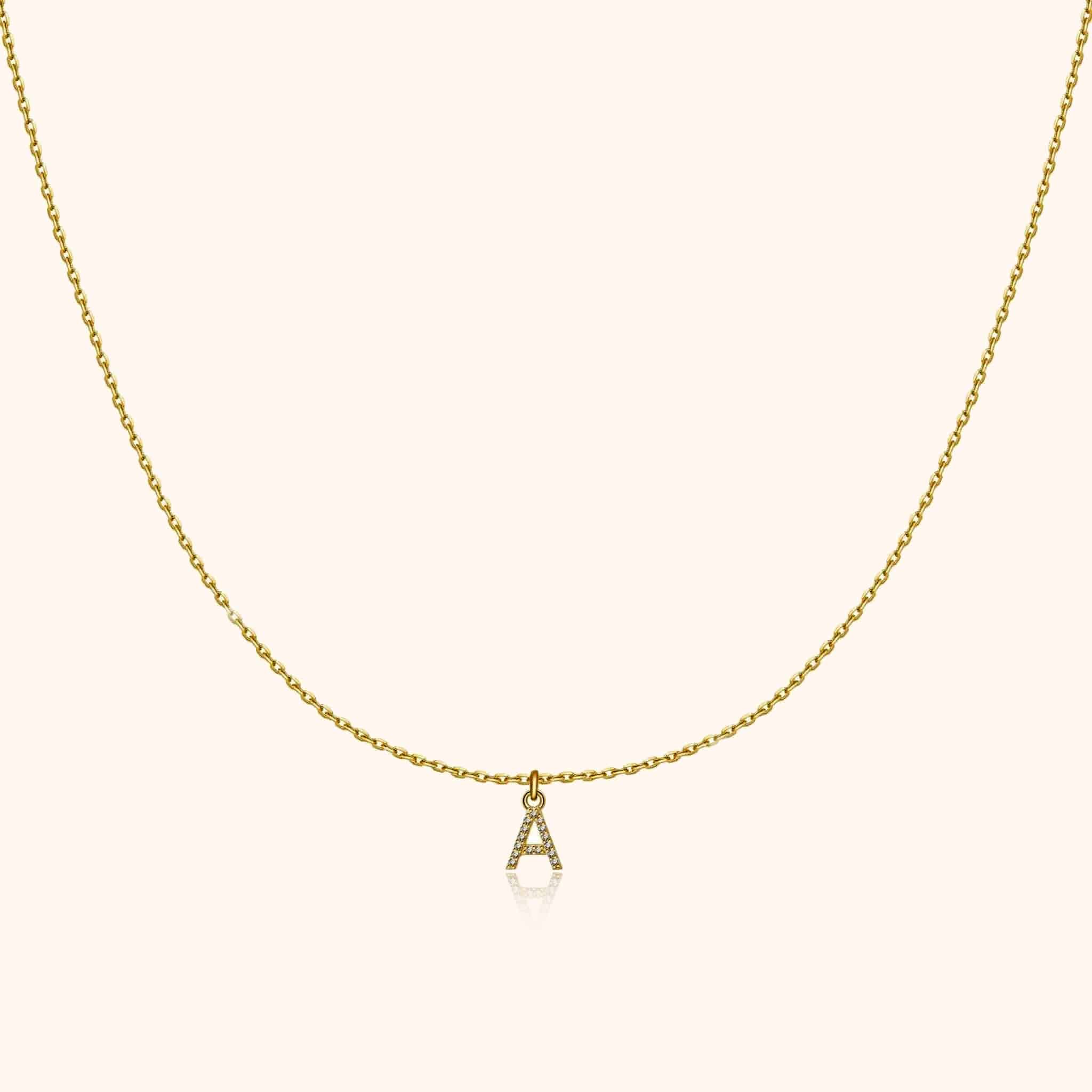"Little Initial" Necklace - Milas Jewels Shop