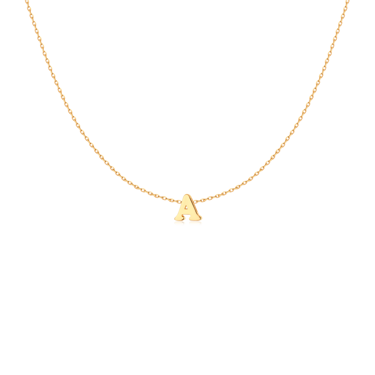 Capital Letter Necklace - Milas Jewels Shop