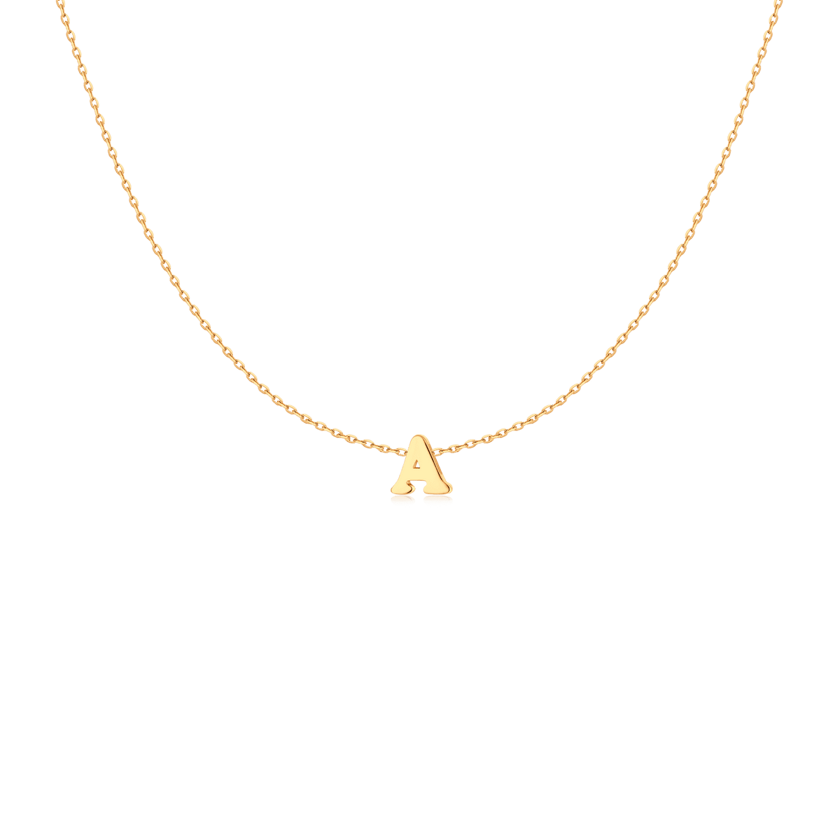 Capital Letter Necklace - Milas Jewels Shop