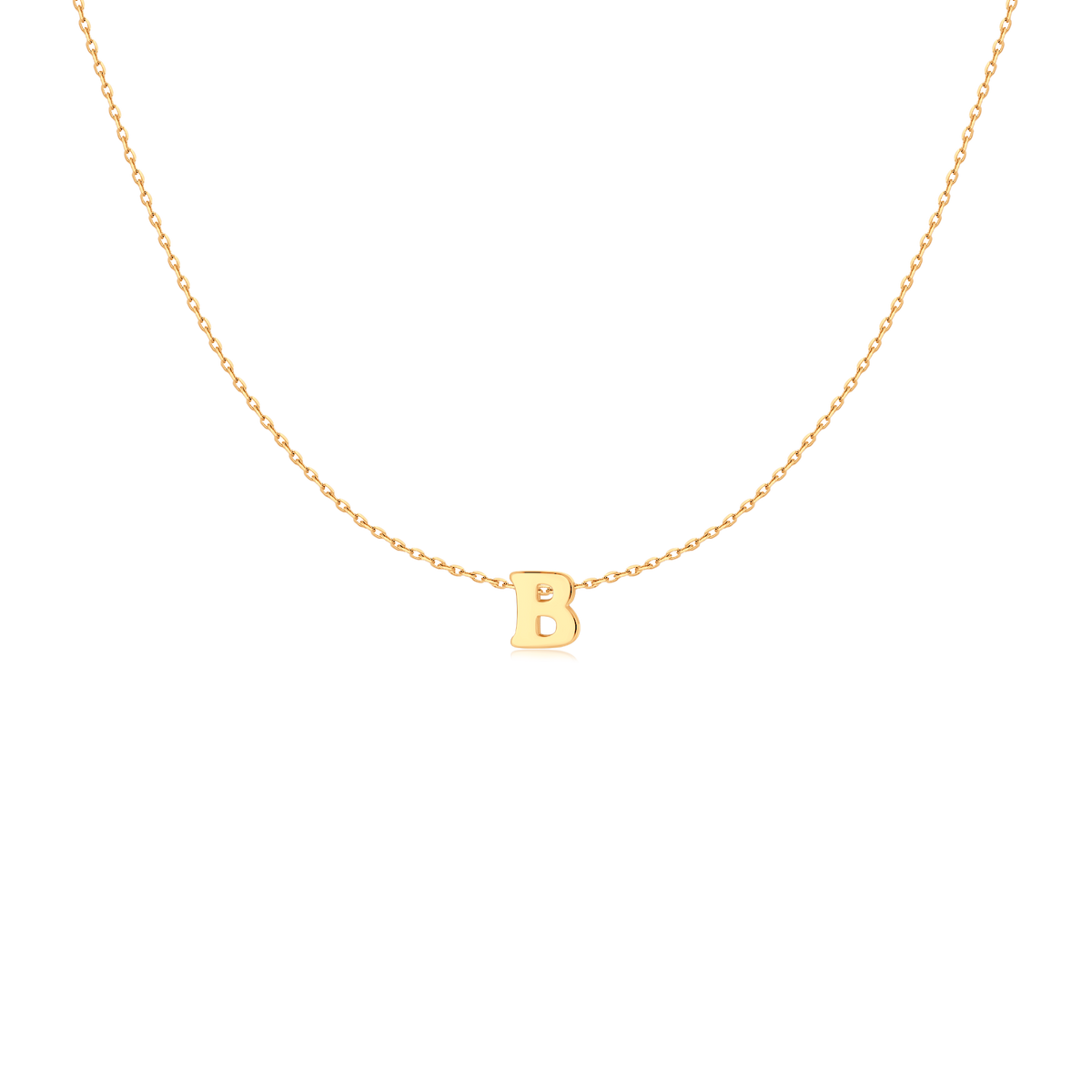 Capital Letter Necklace - Milas Jewels Shop