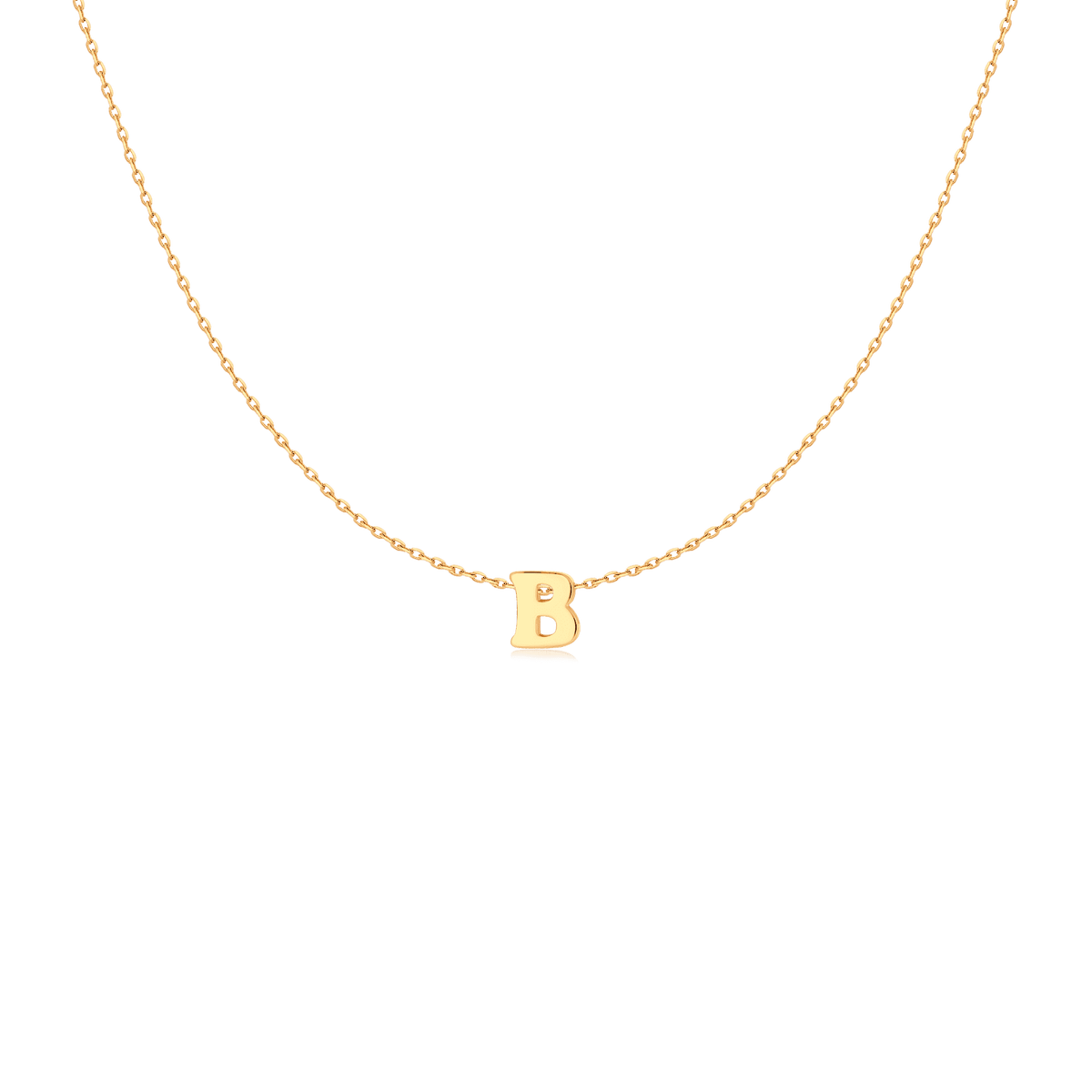 Capital Letter Necklace - Milas Jewels Shop