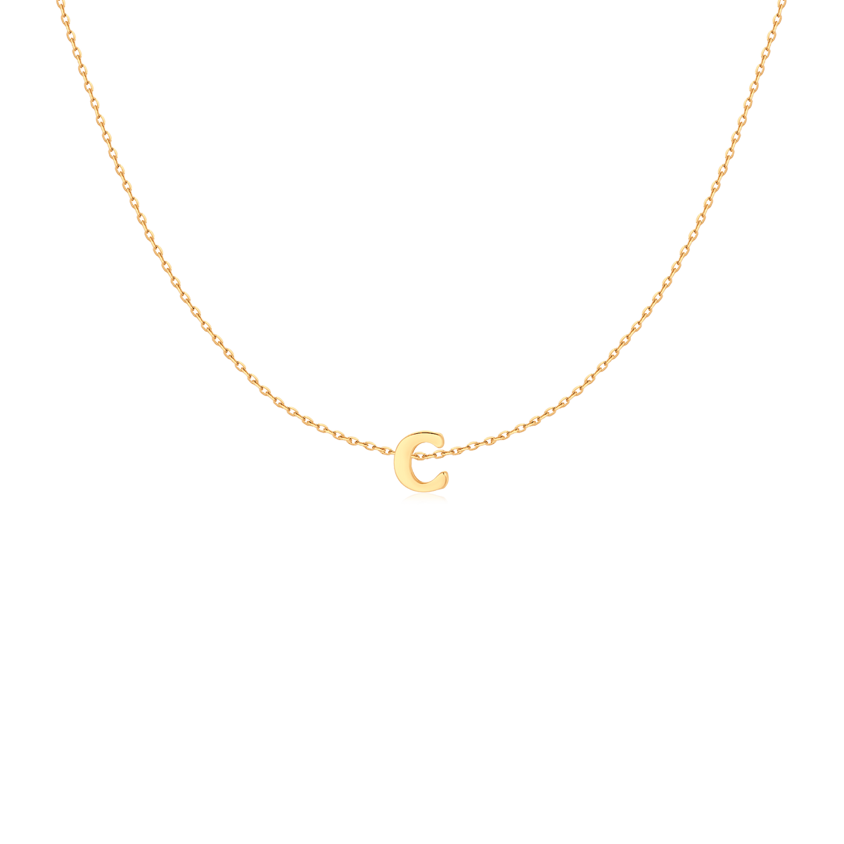 Capital Letter Necklace - Milas Jewels Shop