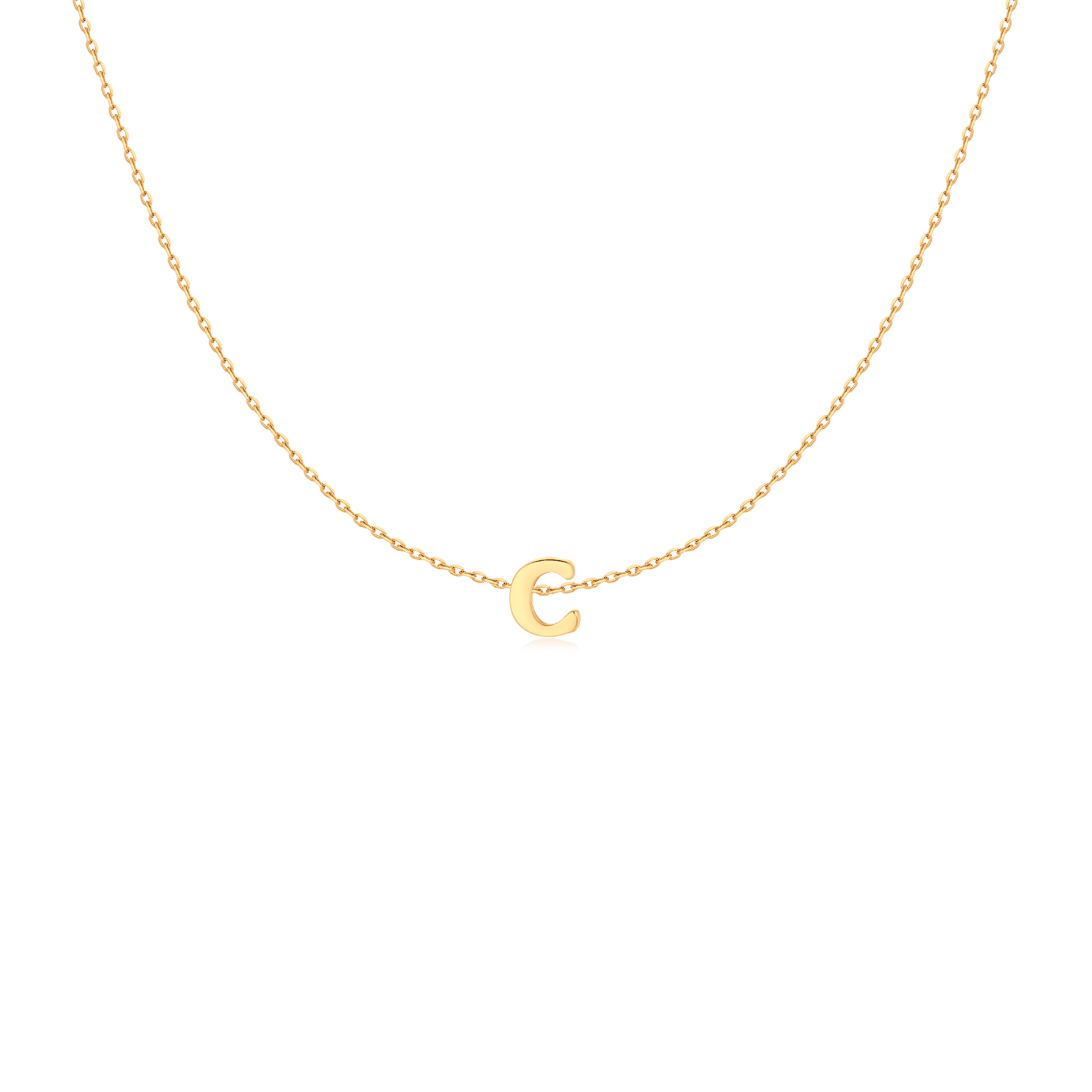 Capital Letter Necklace - Milas Jewels Shop
