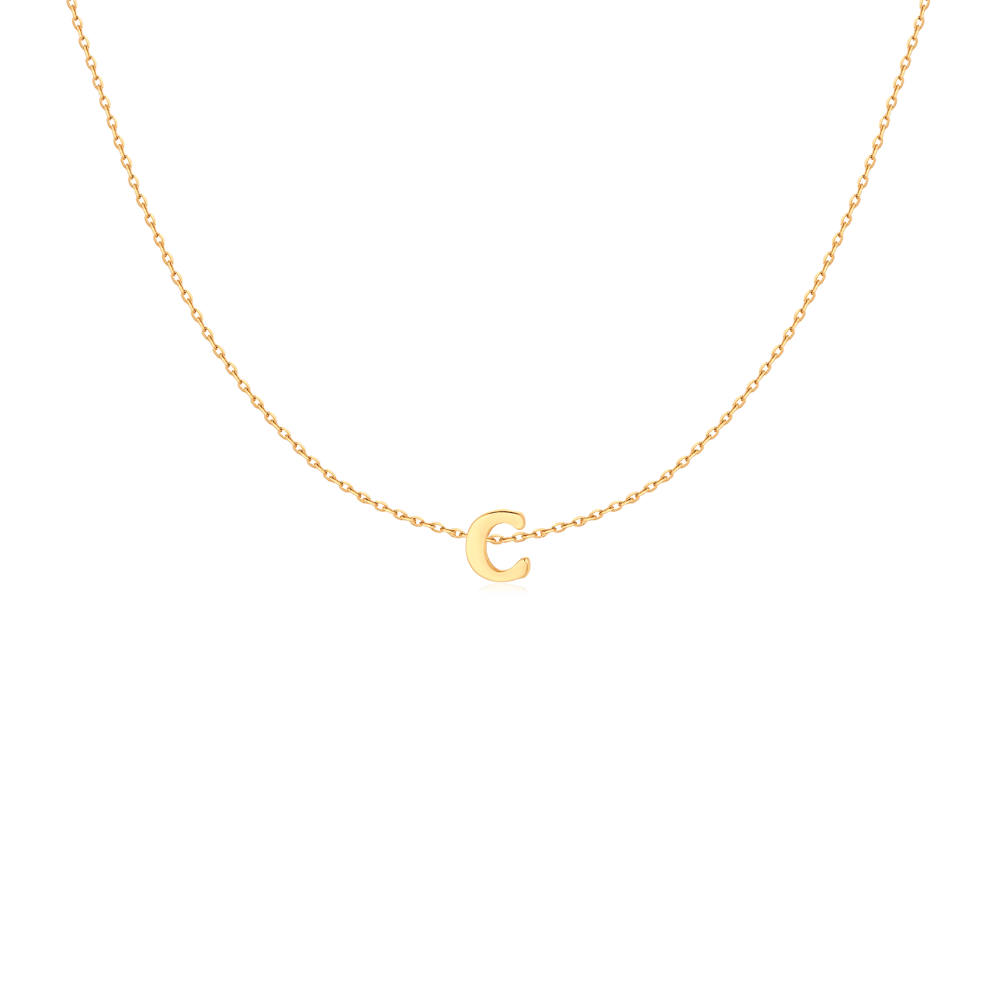 Capital Letter Necklace - Milas Jewels Shop
