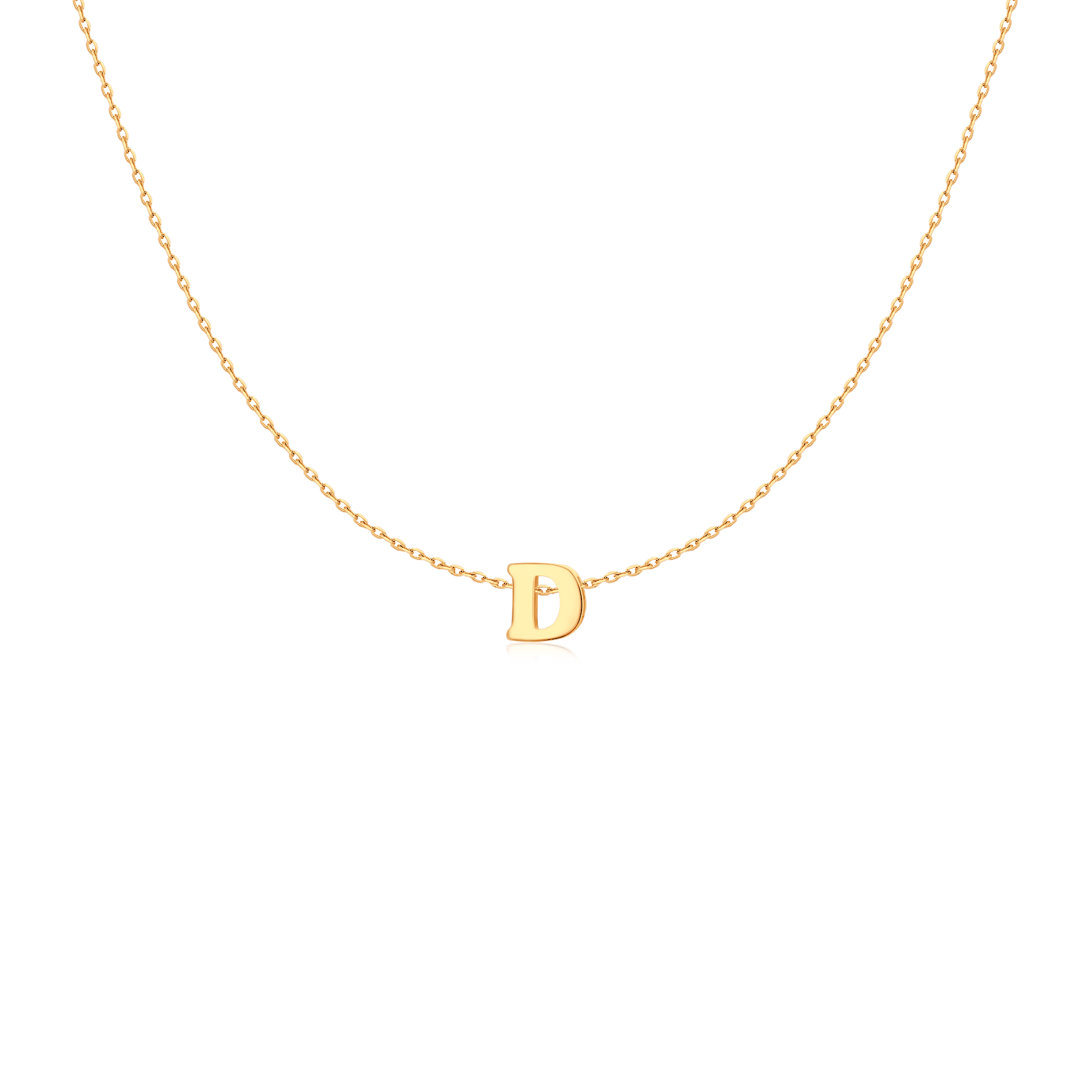 Capital Letter Necklace - Milas Jewels Shop