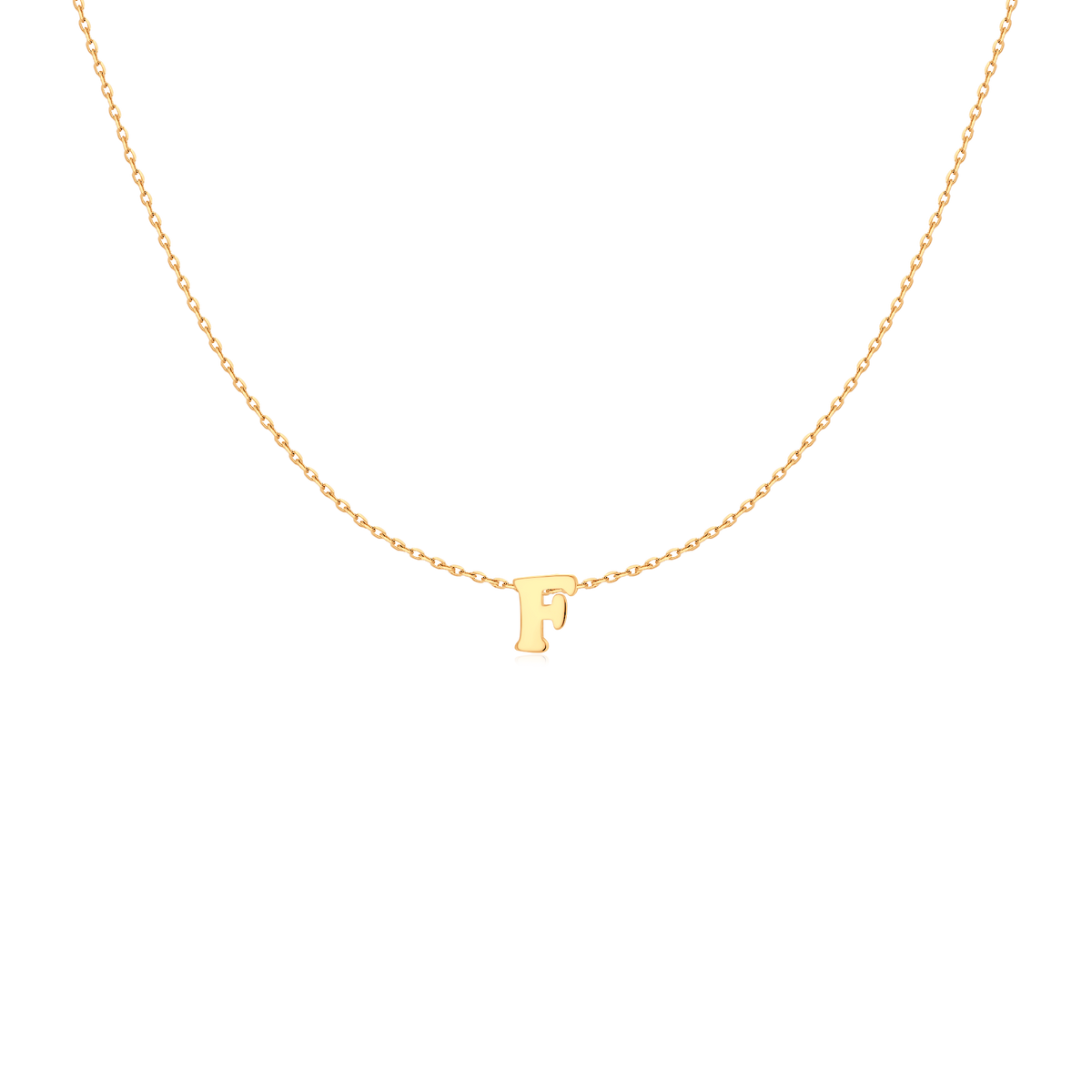 Capital Letter Necklace - Milas Jewels Shop