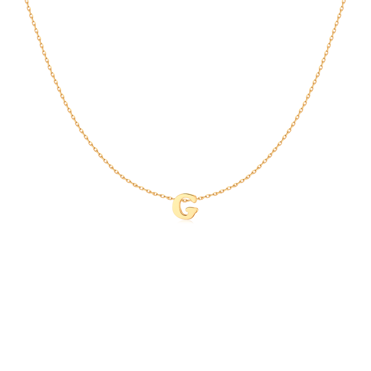 Capital Letter Necklace - Milas Jewels Shop