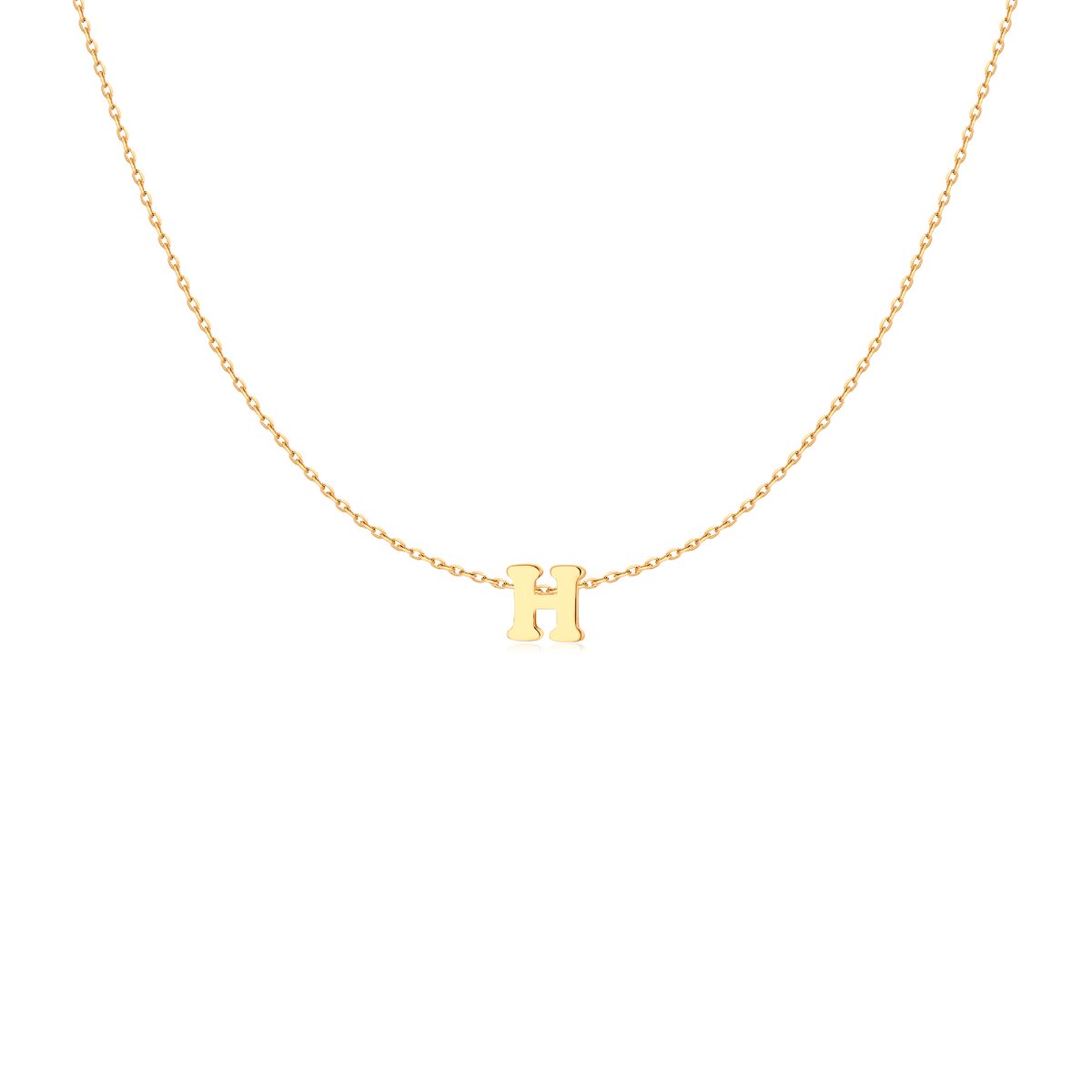 Capital Letter Necklace - Milas Jewels Shop