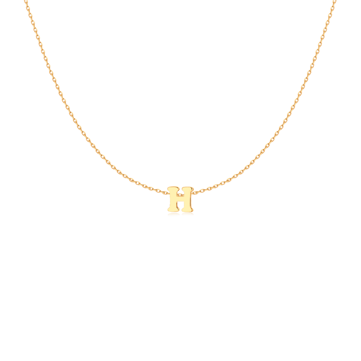 Capital Letter Necklace - Milas Jewels Shop