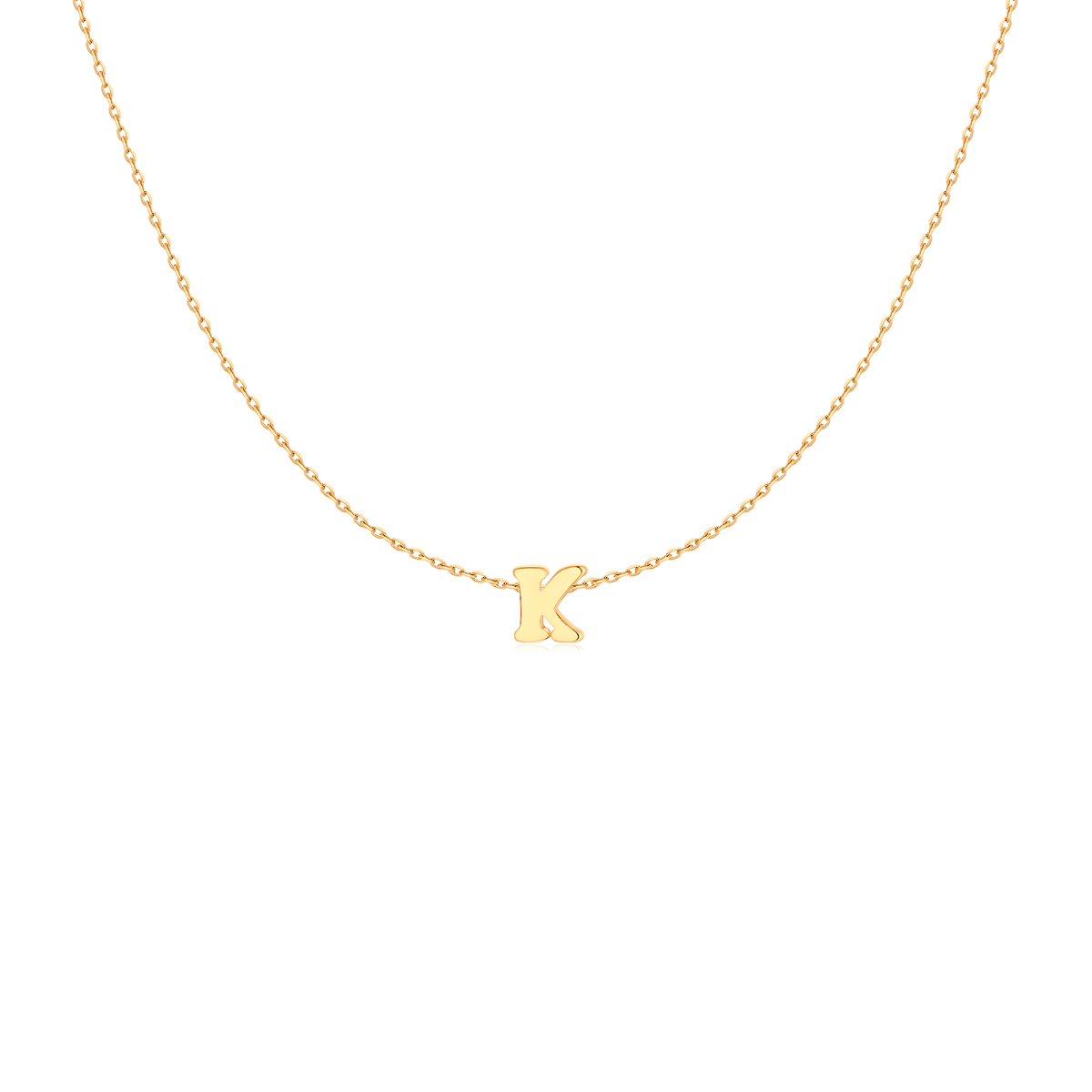 Capital Letter Necklace - Milas Jewels Shop