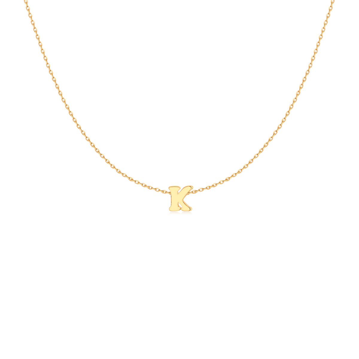 Capital Letter Necklace - Milas Jewels Shop