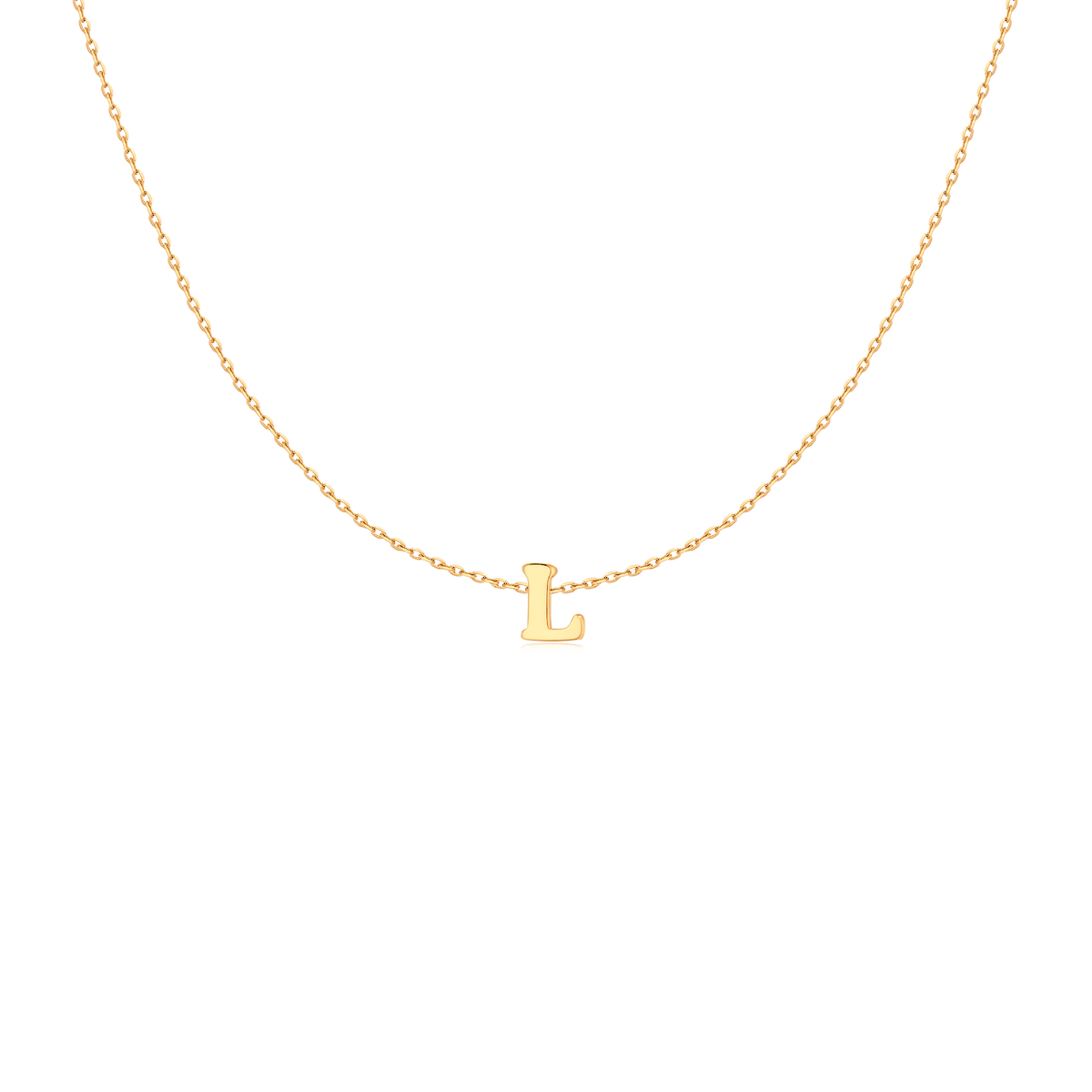 Capital Letter Necklace - Milas Jewels Shop