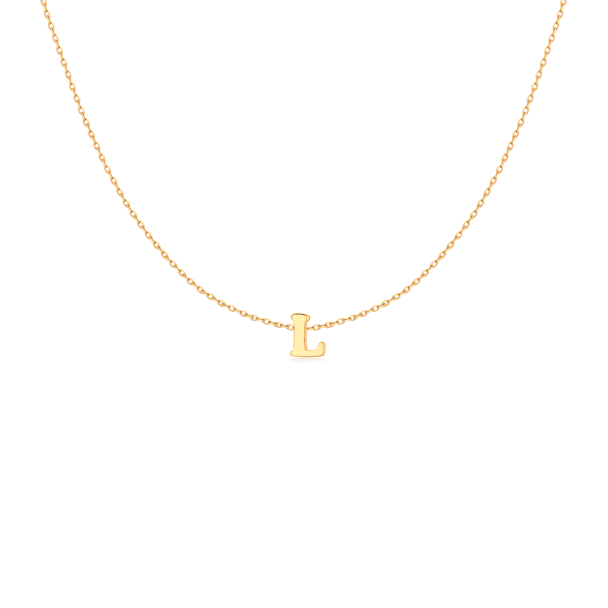 Capital Letter Necklace - Milas Jewels Shop