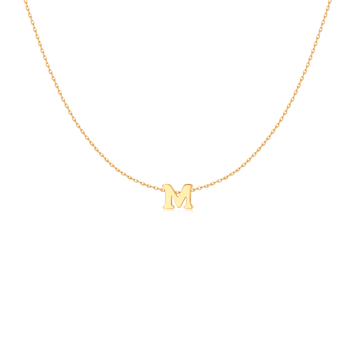 Capital Letter Necklace - Milas Jewels Shop
