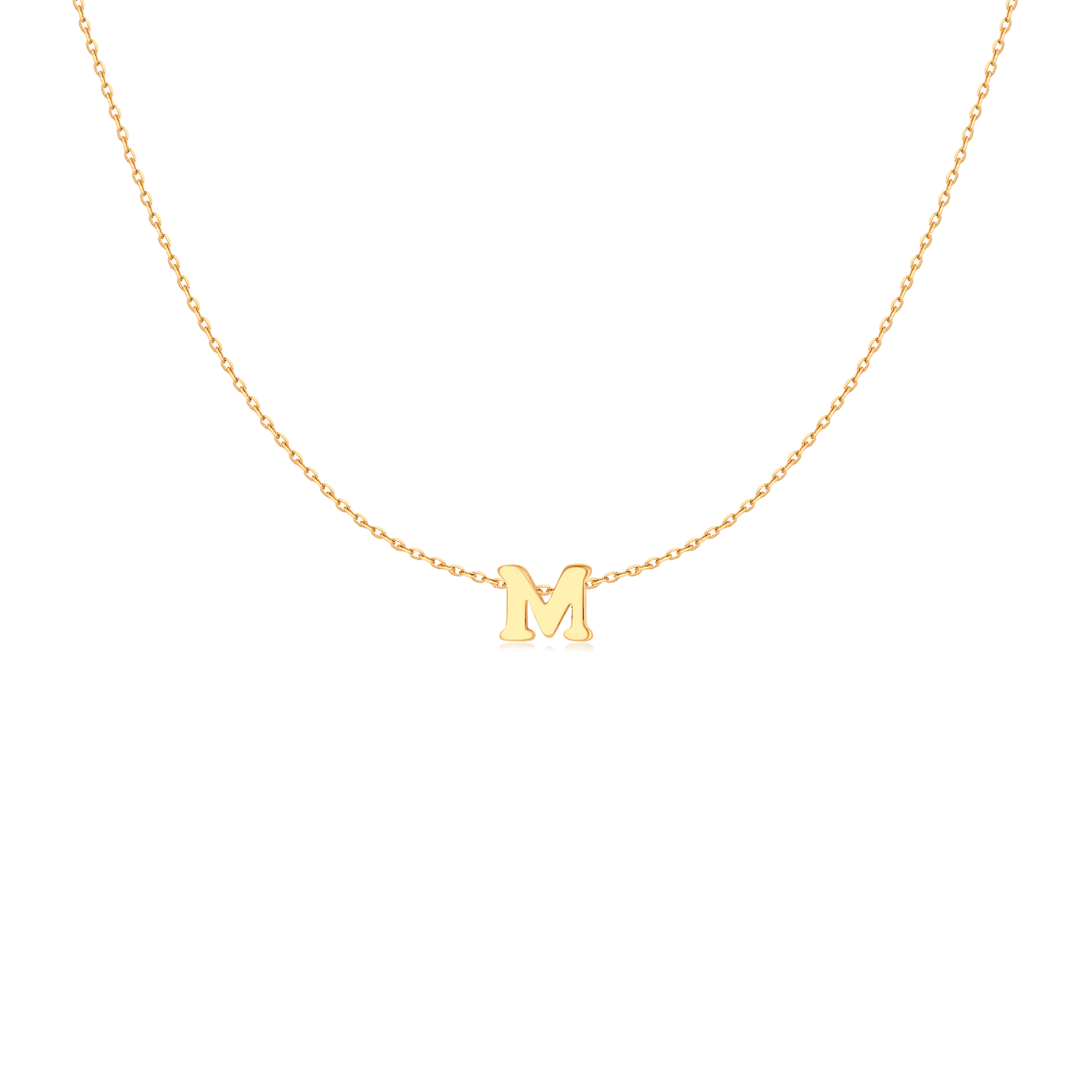 Capital Letter Necklace - Milas Jewels Shop