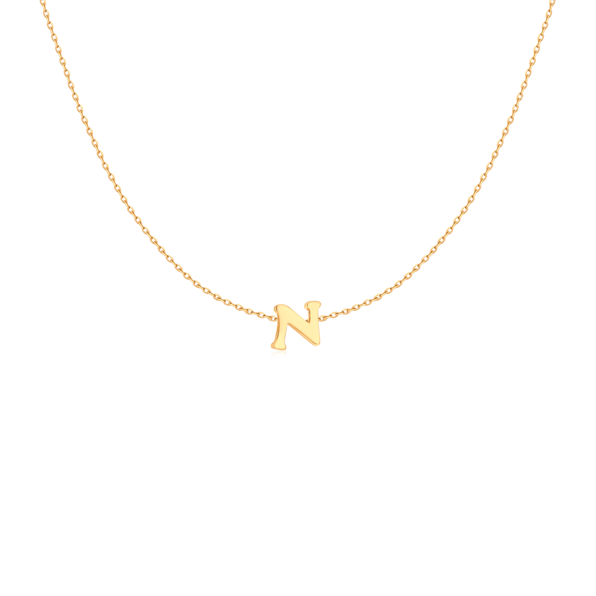Capital Letter Necklace - Milas Jewels Shop
