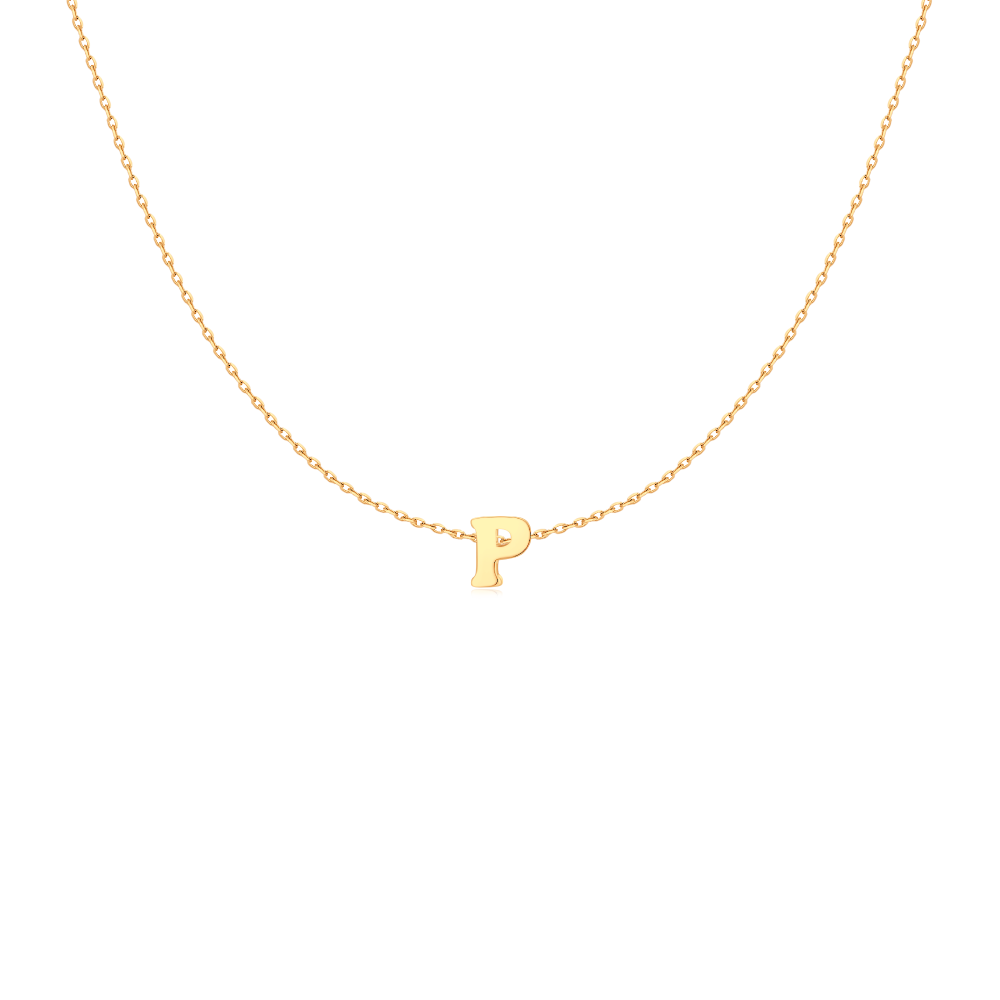 Capital Letter Necklace - Milas Jewels Shop