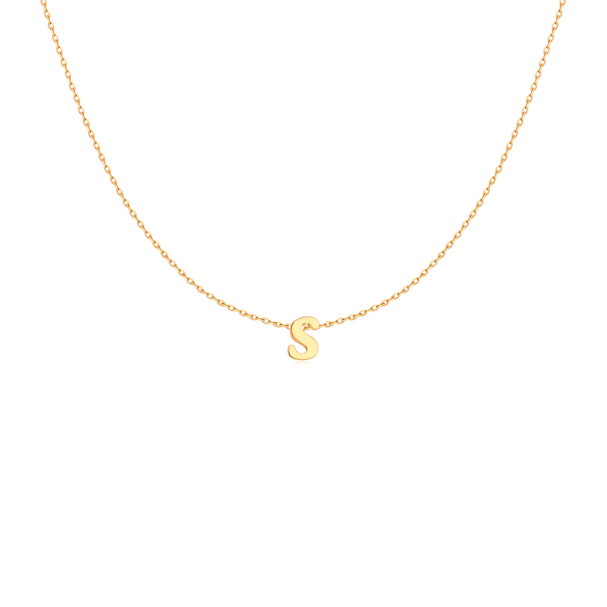 Capital Letter Necklace - Milas Jewels Shop