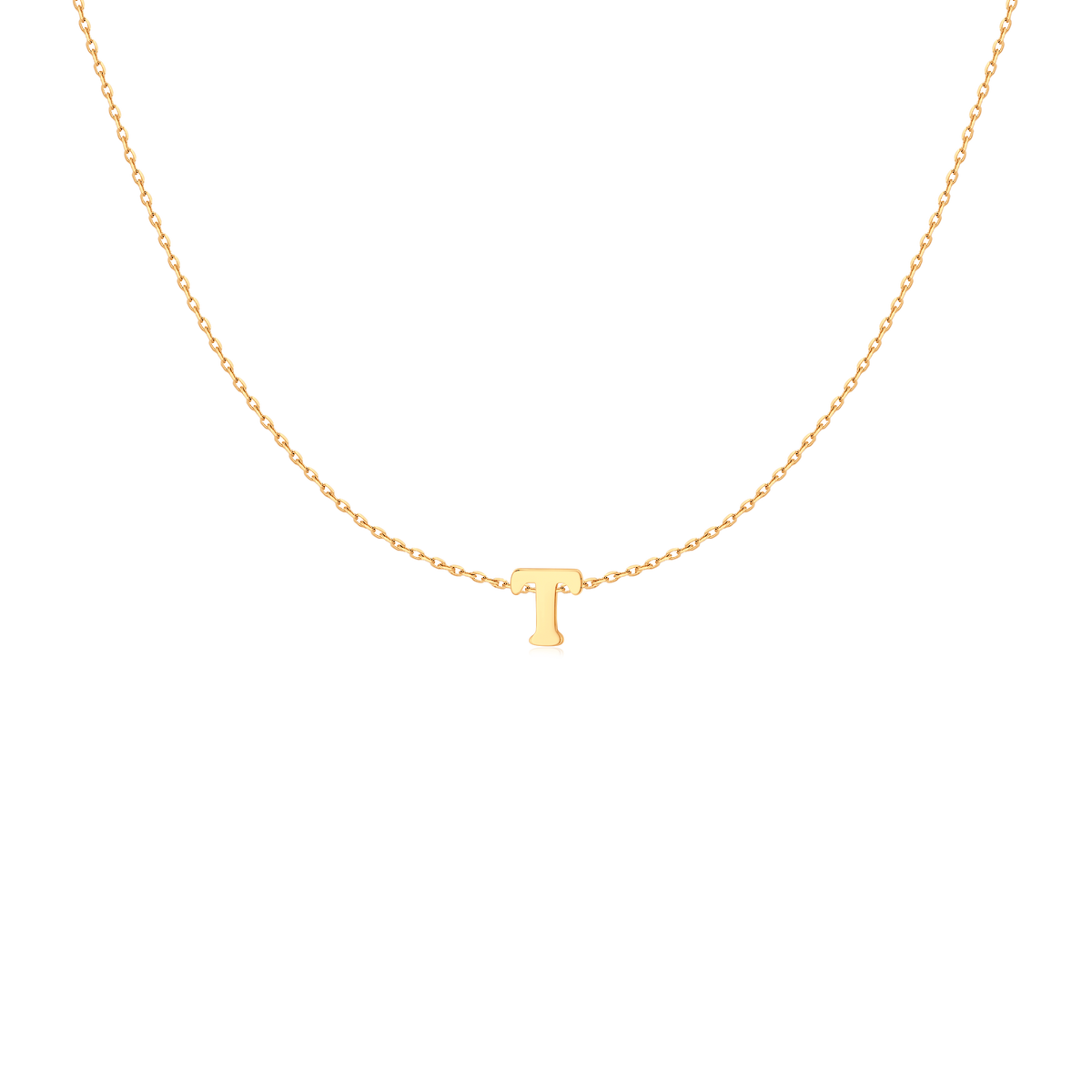 Capital Letter Necklace - Milas Jewels Shop